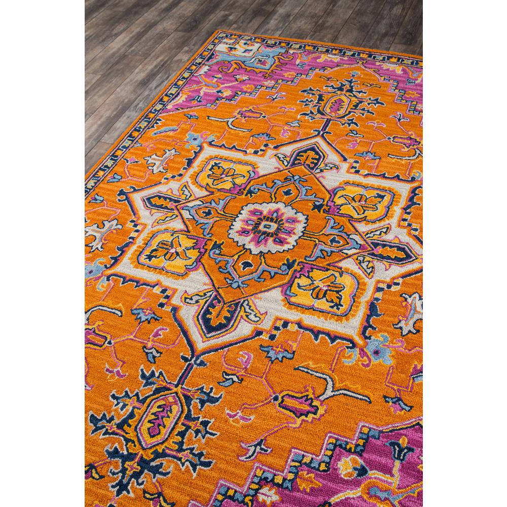 Traditional Runner Area Rug, Orange, 2'3" X 7'10" Runner