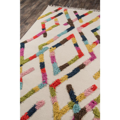 Contemporary Runner Area Rug, Multi, 2'3" X 7'10" Runner