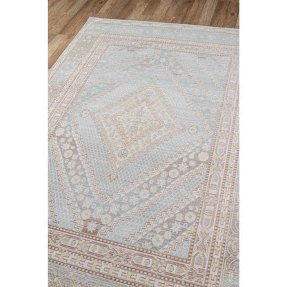 Traditional Runner Area Rug, Blue, 2'3" X 8' Runner