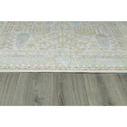 Traditional Runner Area Rug, Ivory, 2'3" X 8' Runner