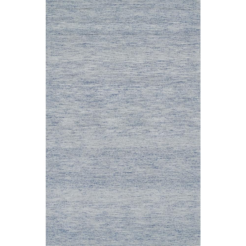 Contemporary Rectangle Area Rug, Light Blue, 2' X 3'
