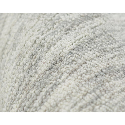 Contemporary Rectangle Area Rug, Light Grey, 2' X 3'