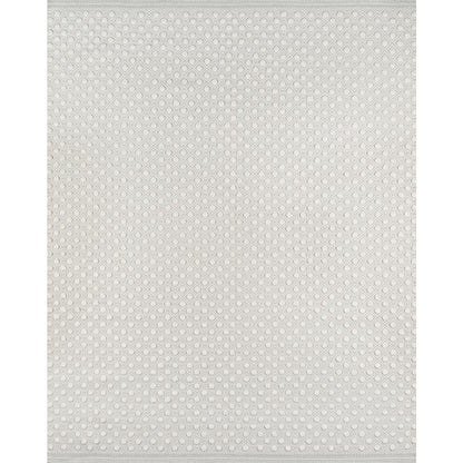 Modern Rectangle Area Rug, Grey, 3'9" X 5'9"