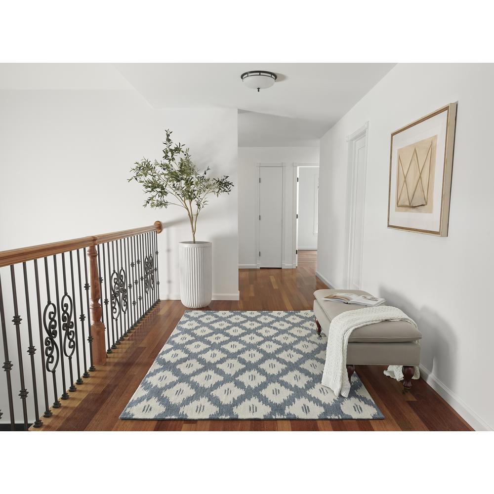 Transitional Runner Area Rug, Slate, 2'6" X 8' Runner