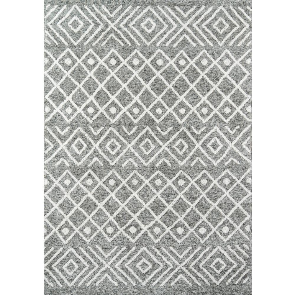 Contemporary Runner Area Rug, Sage, 2'3" X 8' Runner