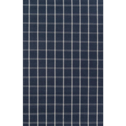 Modern Runner Area Rug, Navy, 2'3" X 8' Runner