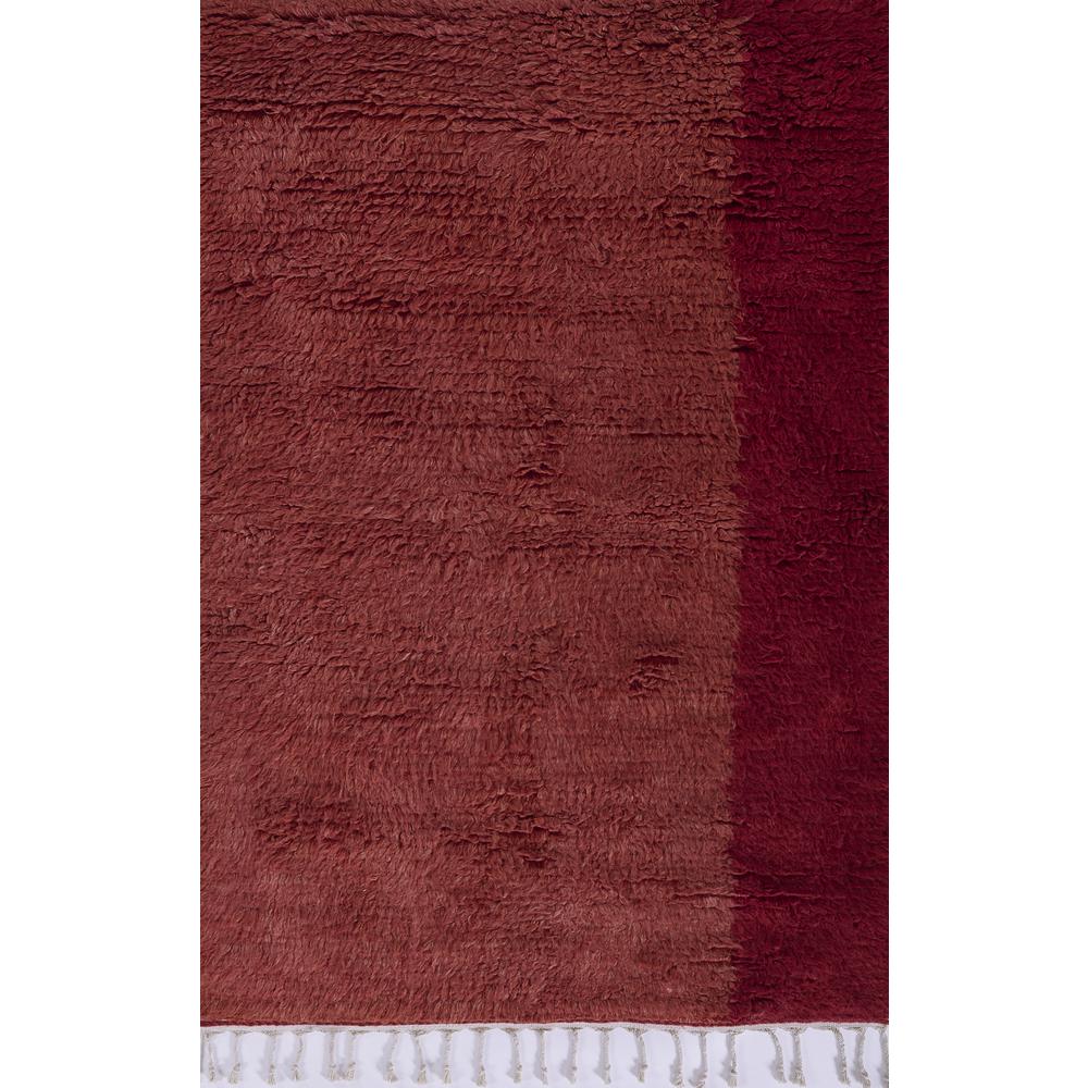Contemporary Rectangle Area Rug, Red, 2' X 3'