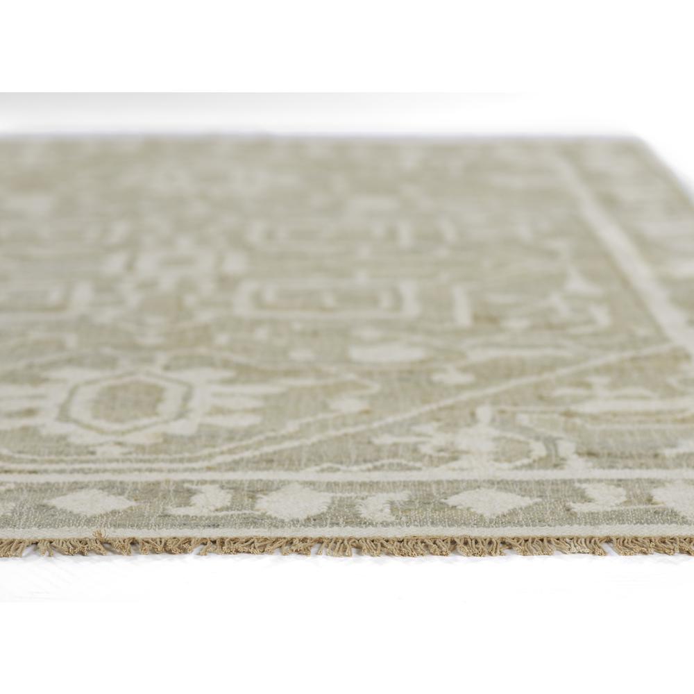 Traditional Rectangle Area Rug, Blue, 3'6" X 5'6"