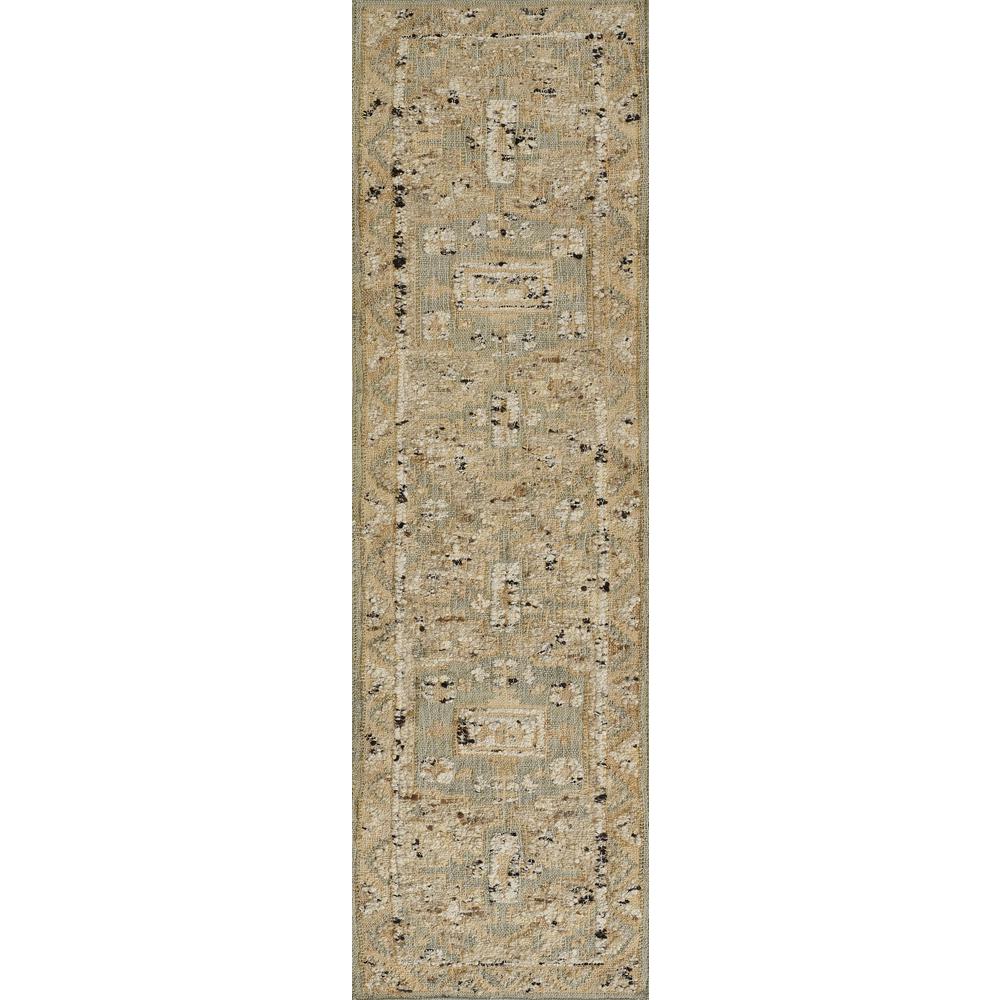 Traditional Rectangle Area Rug, Blue, 3'6" X 5'6"