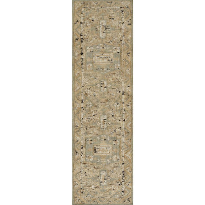 Traditional Rectangle Area Rug, Blue, 3'6" X 5'6"