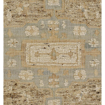 Traditional Rectangle Area Rug, Blue, 3'6" X 5'6"