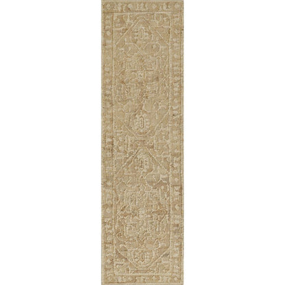 Traditional Rectangle Area Rug, Ivory, 3'6" X 5'6"
