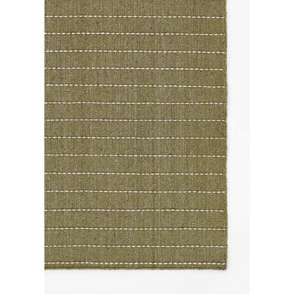 Contemporary Runner Area Rug, Green, 2'3" X 8' Runner