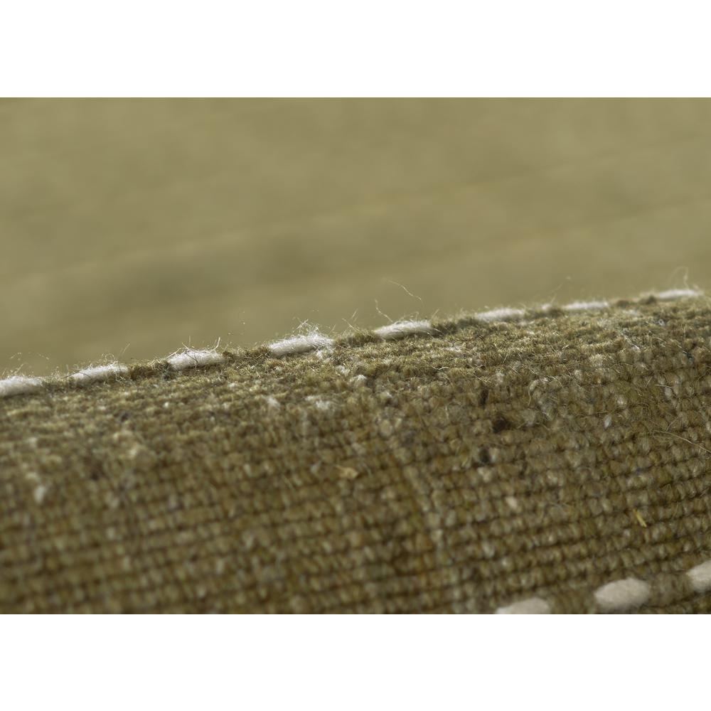 Contemporary Runner Area Rug, Green, 2'3" X 8' Runner