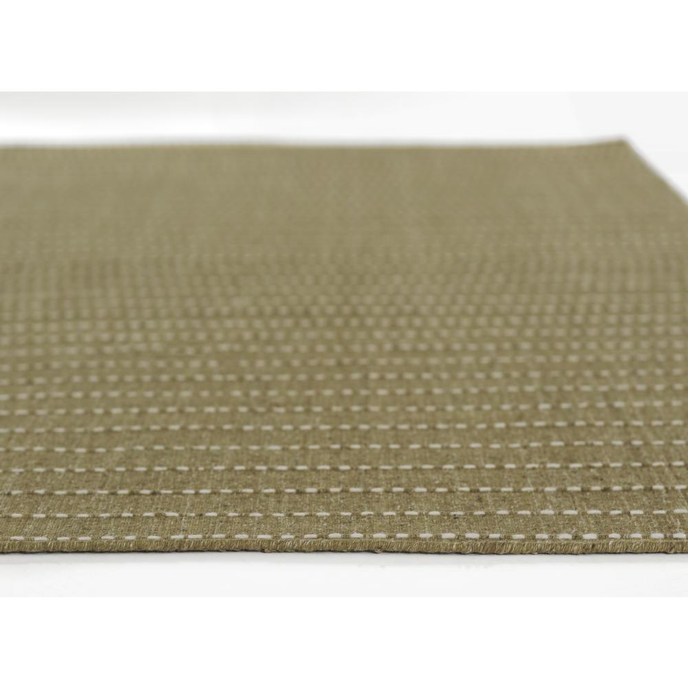 Contemporary Runner Area Rug, Green, 2'3" X 8' Runner