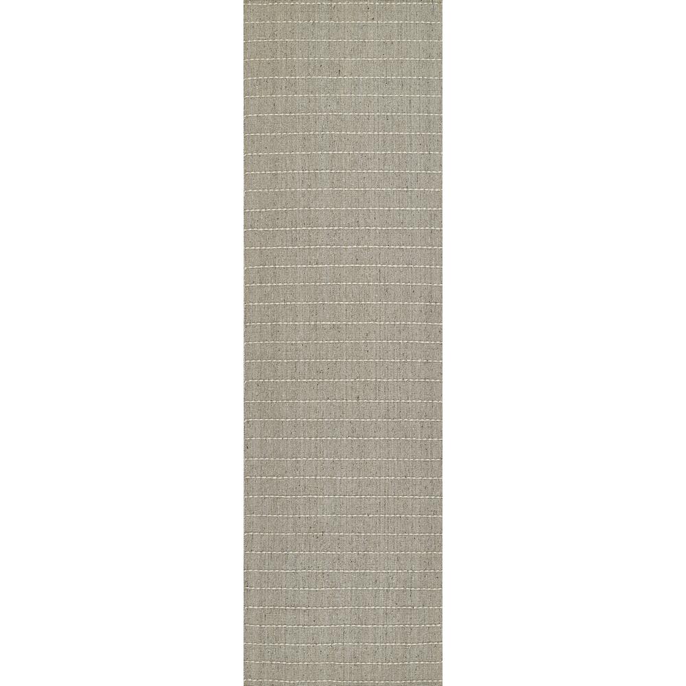 Contemporary Runner Area Rug, Natural, 2'3" X 8' Runner