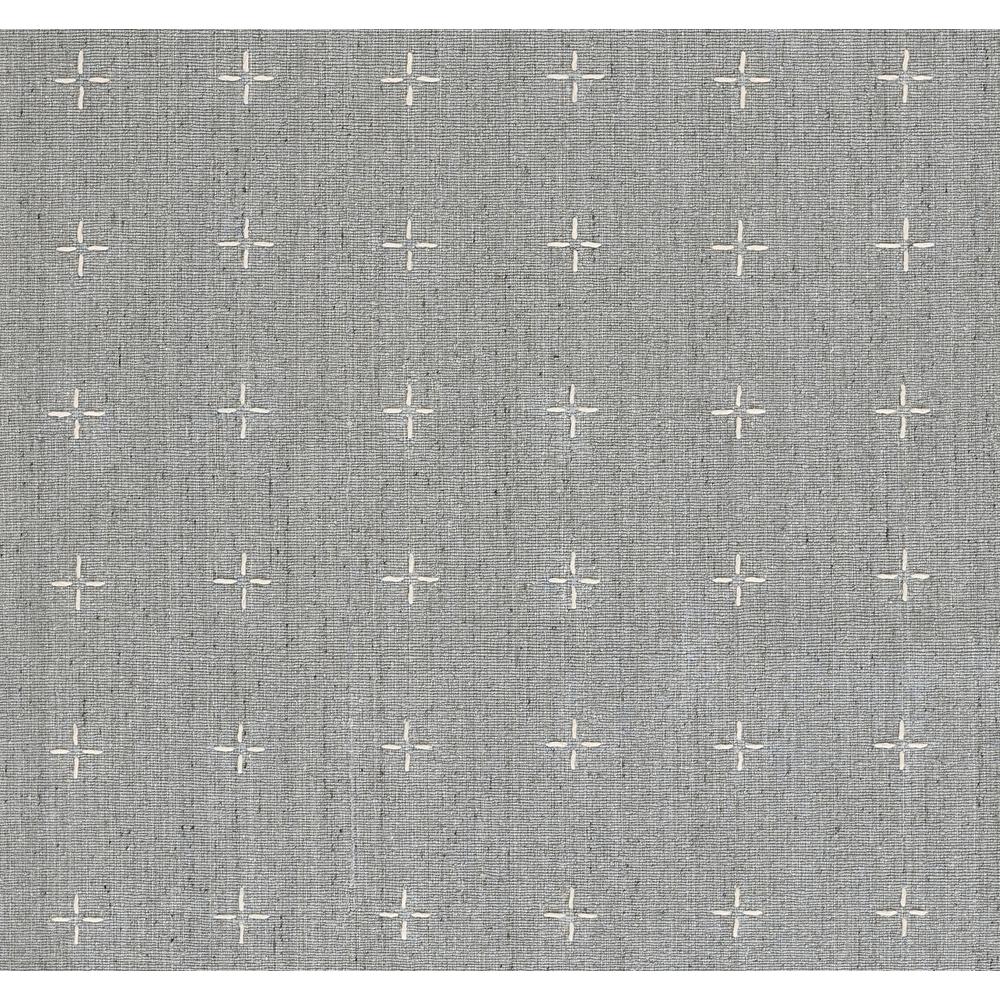 Contemporary Rectangle Area Rug, Light Blue, 3'6" X 5'6"