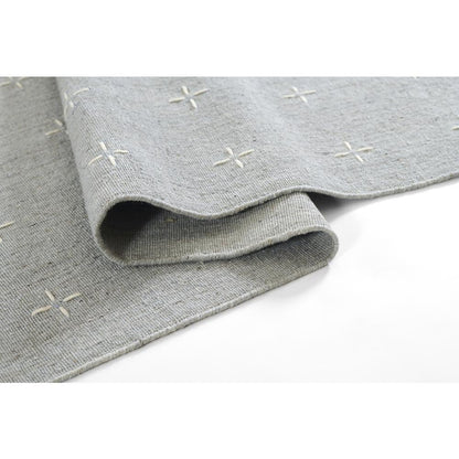 Contemporary Rectangle Area Rug, Light Blue, 3'6" X 5'6"