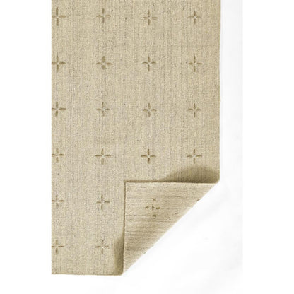 Contemporary Rectangle Area Rug, Natural, 3'6" X 5'6"