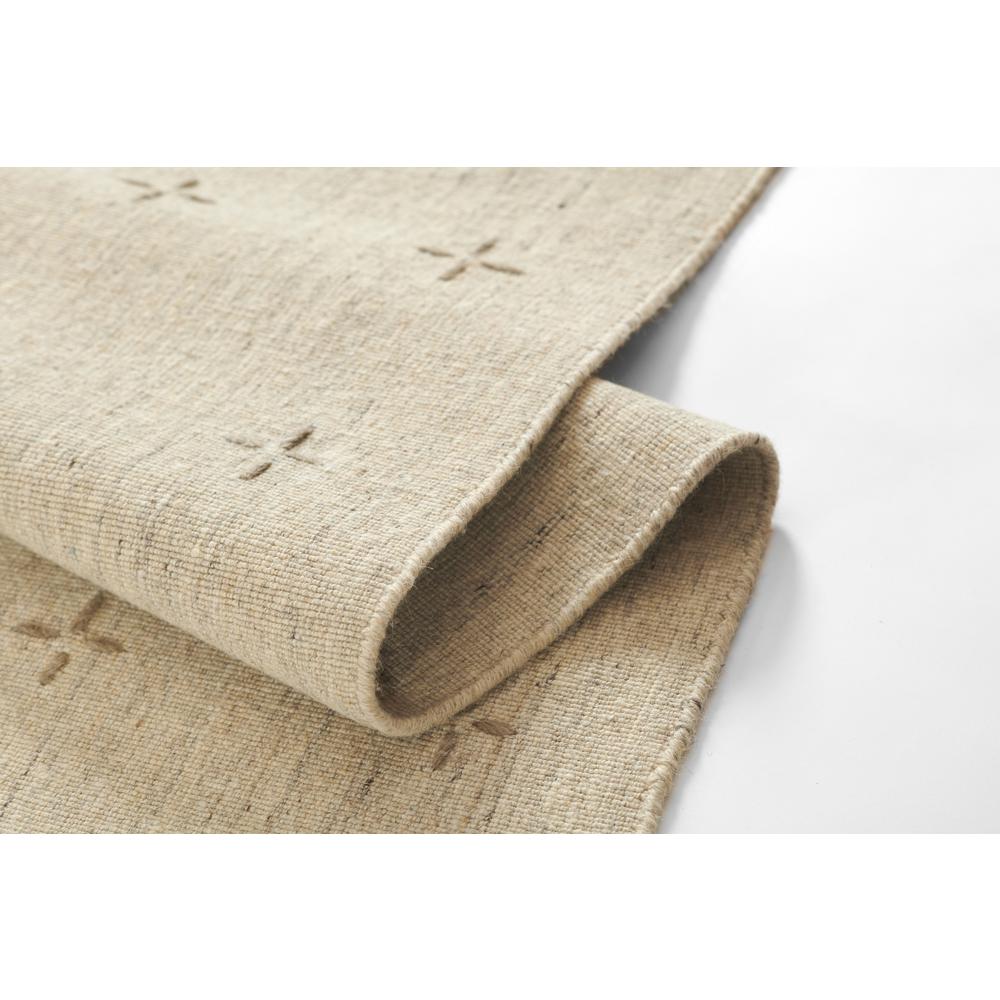 Contemporary Rectangle Area Rug, Natural, 3'6" X 5'6"