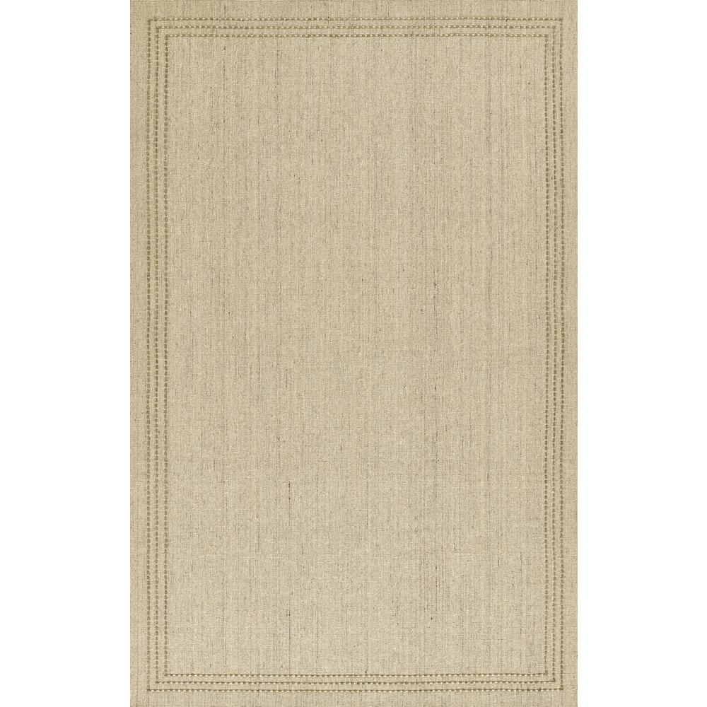 Contemporary Rectangle Area Rug, Natural, 3'6" X 5'6"
