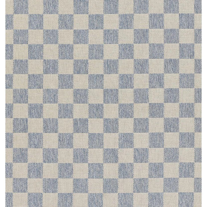 Contemporary Runner Area Rug, Blue, 2'7" X 7'6" Runner