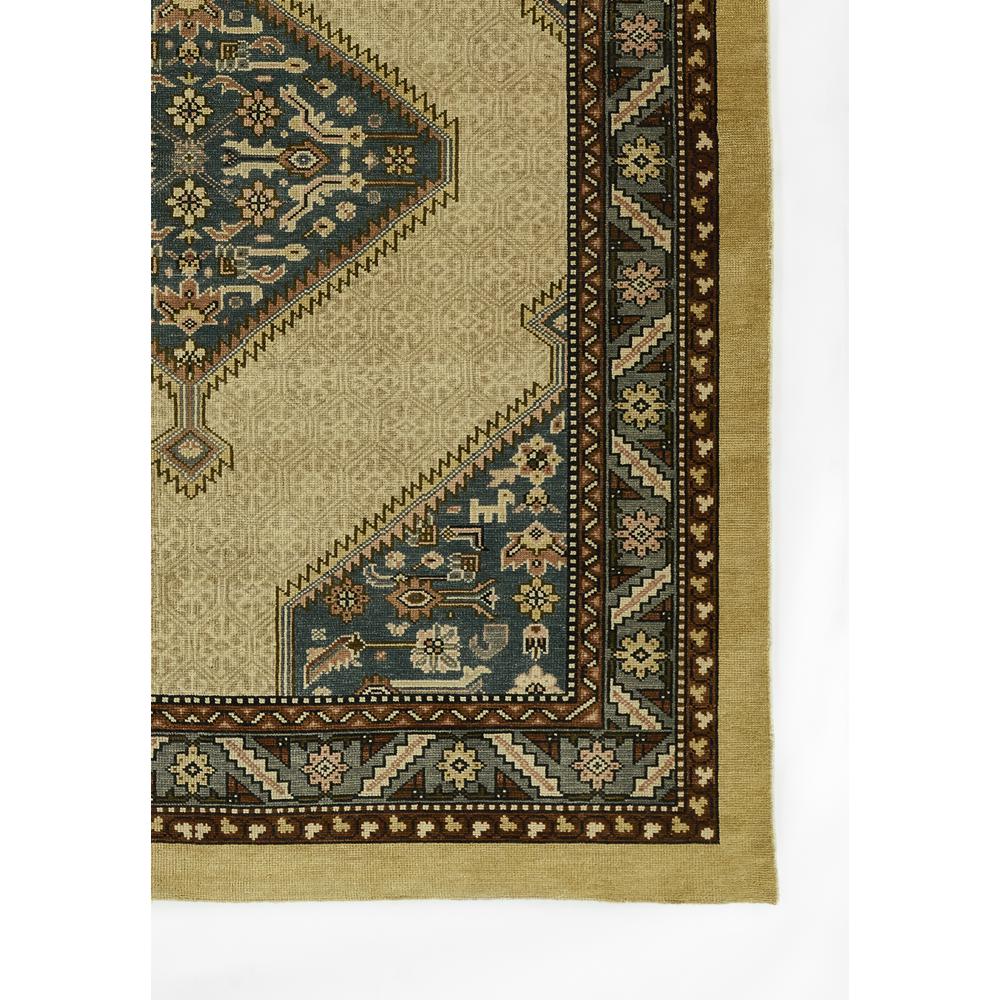 Traditional Rectangle Area Rug, Blue, 5' X 8'