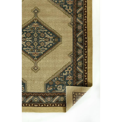 Traditional Rectangle Area Rug, Blue, 5' X 8'