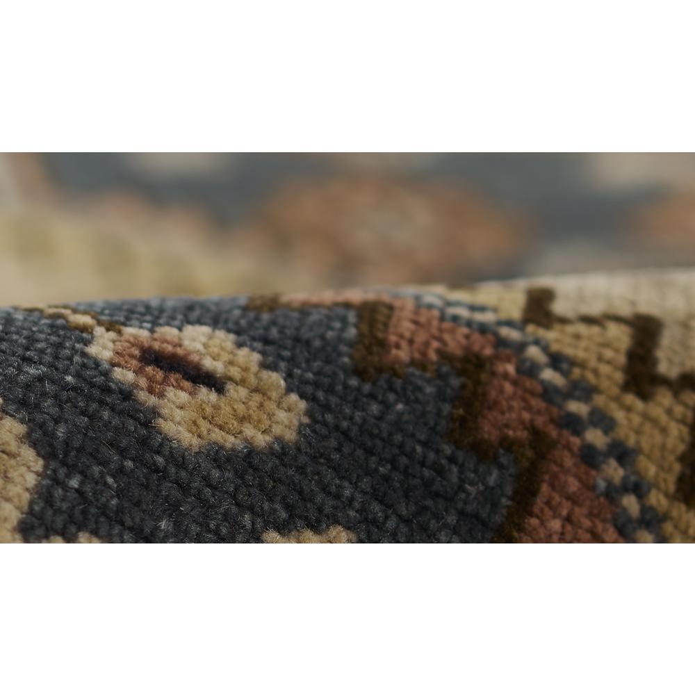 Traditional Rectangle Area Rug, Blue, 5' X 8'