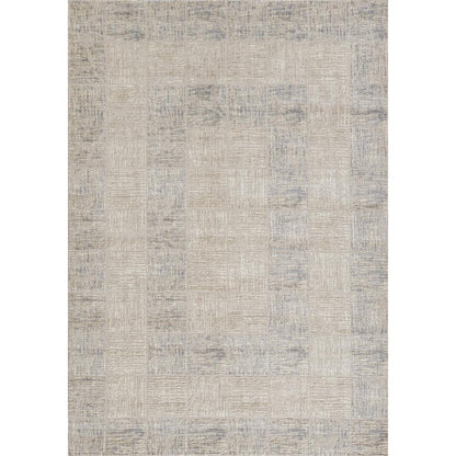 Contemporary Rectangle Area Rug, Blue, 4' X 6'