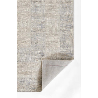 Contemporary Rectangle Area Rug, Blue, 4' X 6'