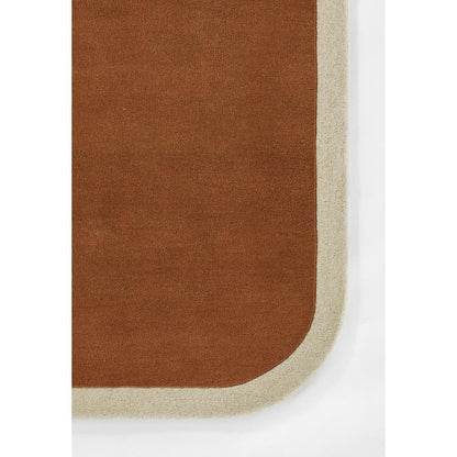 Contemporary Runner Area Rug, Copper, 2'6" X 8' Runner