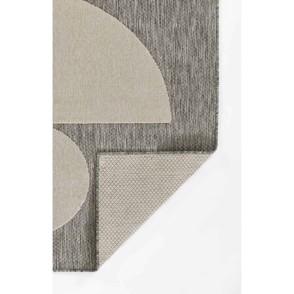 Contemporary Rectangle Area Rug, Grey, 3'11" X 5'7"