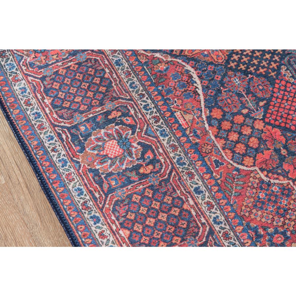 Traditional Rectangle Area Rug, Navy, 3' X 5'