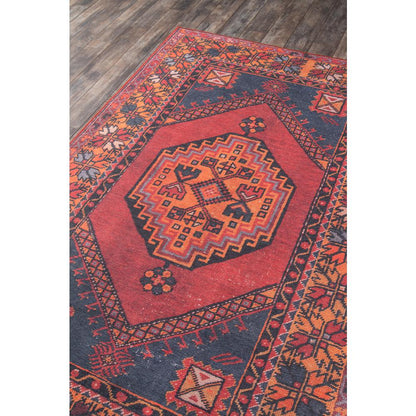 Traditional Rectangle Area Rug, Red, 3' X 5'