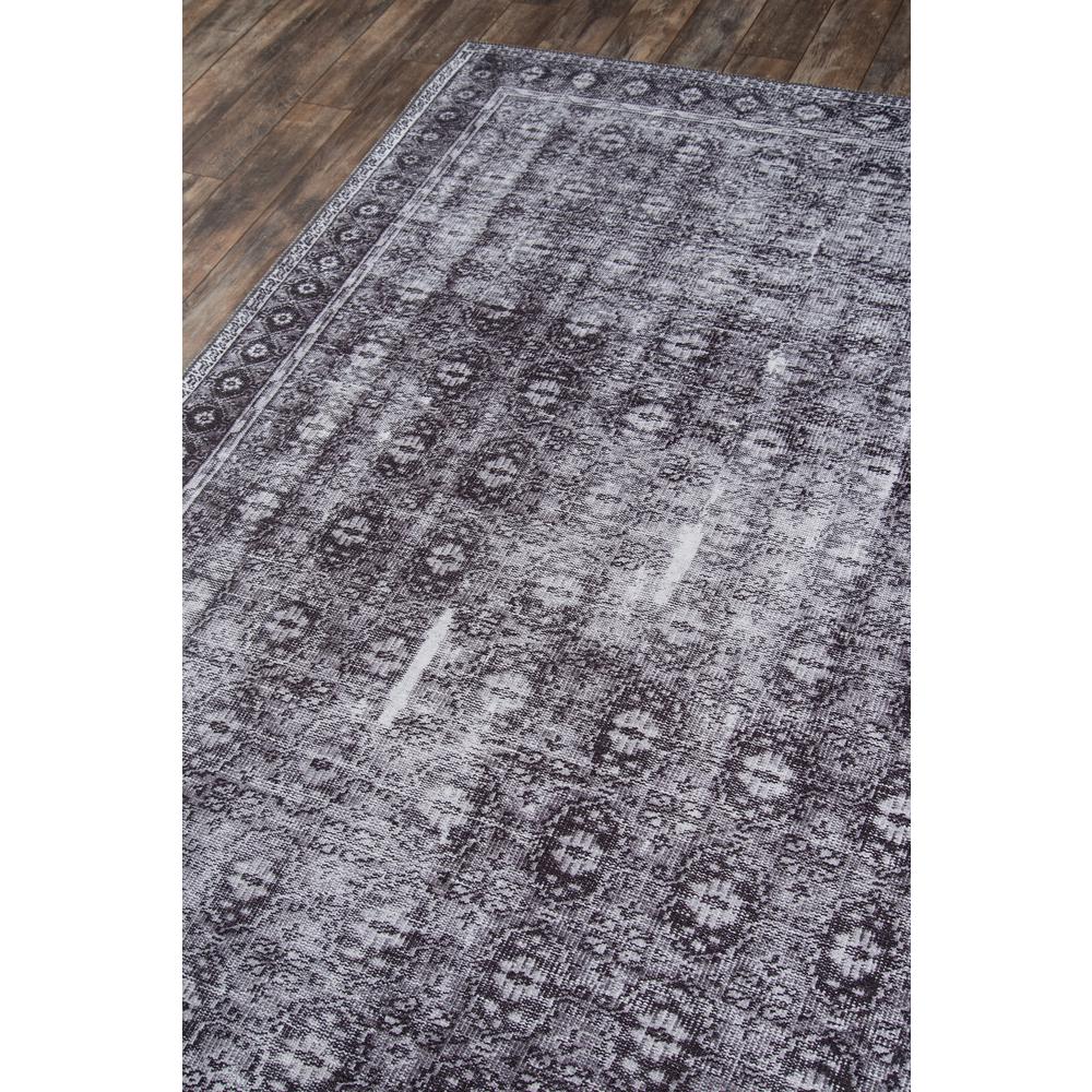 Traditional Rectangle Area Rug, Charcoal, 3' X 5'