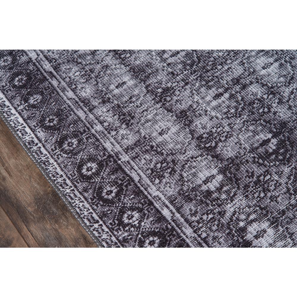 Traditional Rectangle Area Rug, Charcoal, 3' X 5'