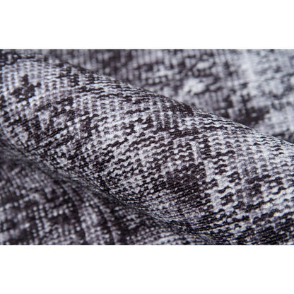 Traditional Rectangle Area Rug, Charcoal, 3' X 5'