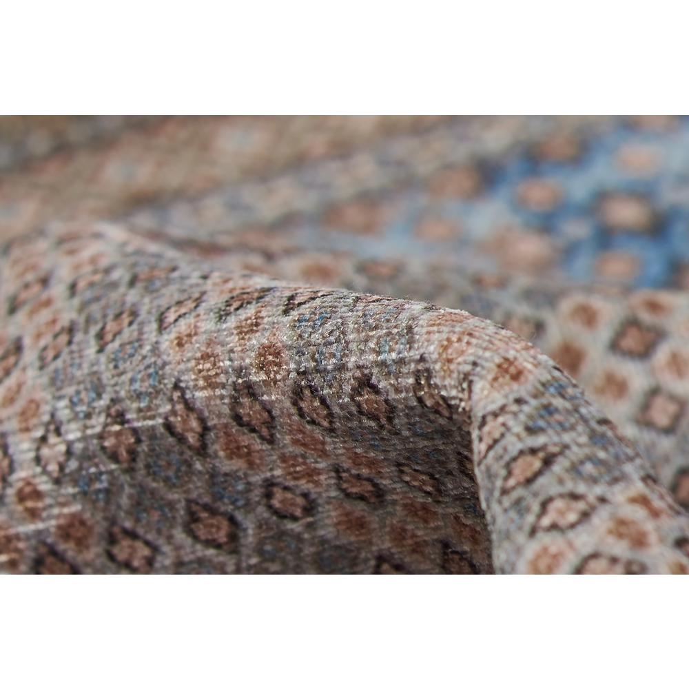 Traditional Rectangle Area Rug, Blue, 2' X 3'