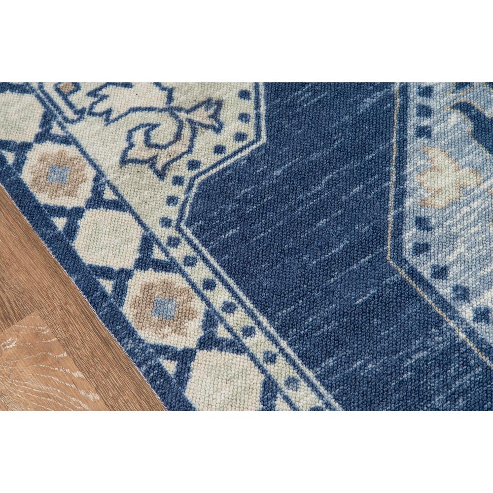 Traditional Rectangle Area Rug, Navy, 3'3" X 5'