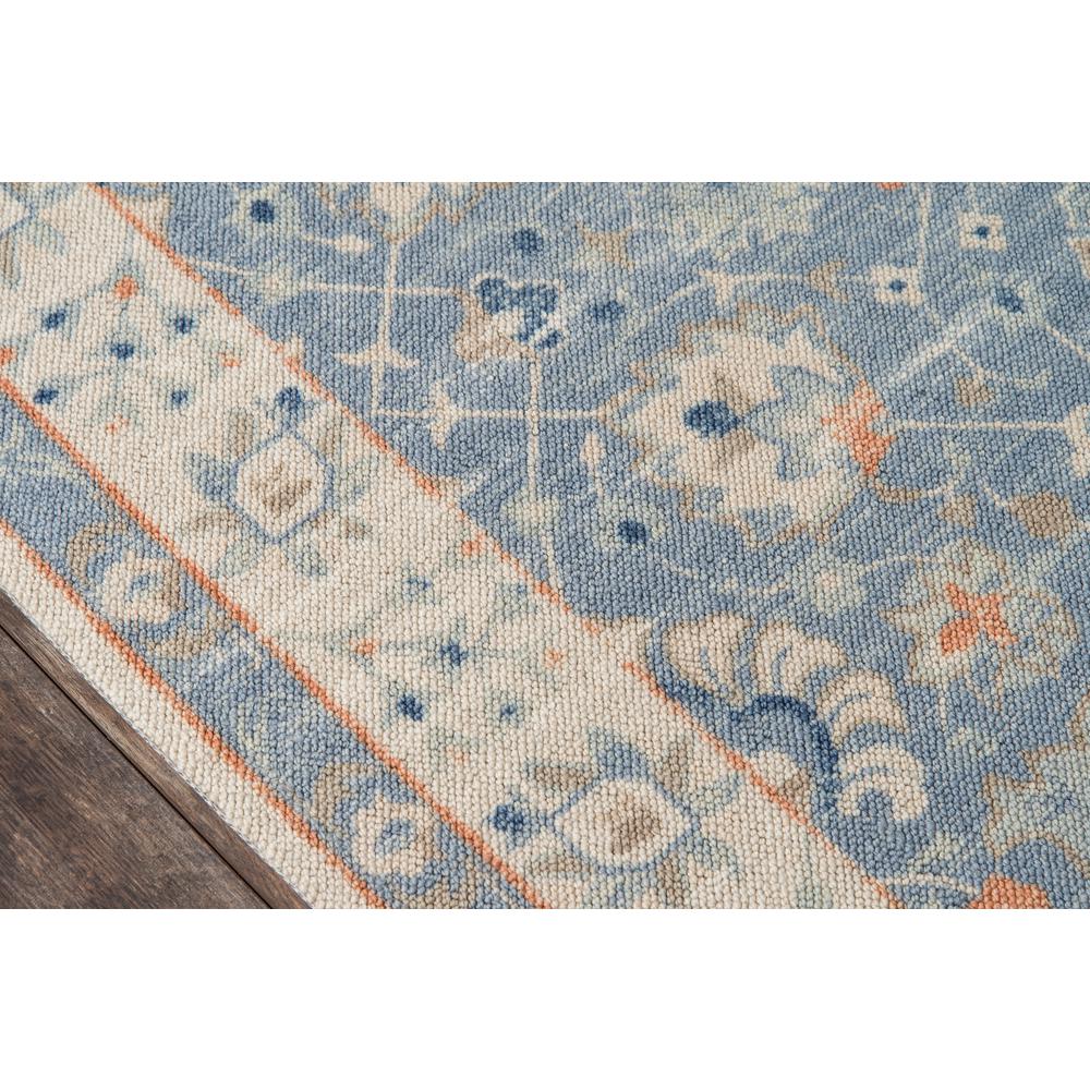 Traditional Rectangle Area Rug, Blue, 3'3" X 5'