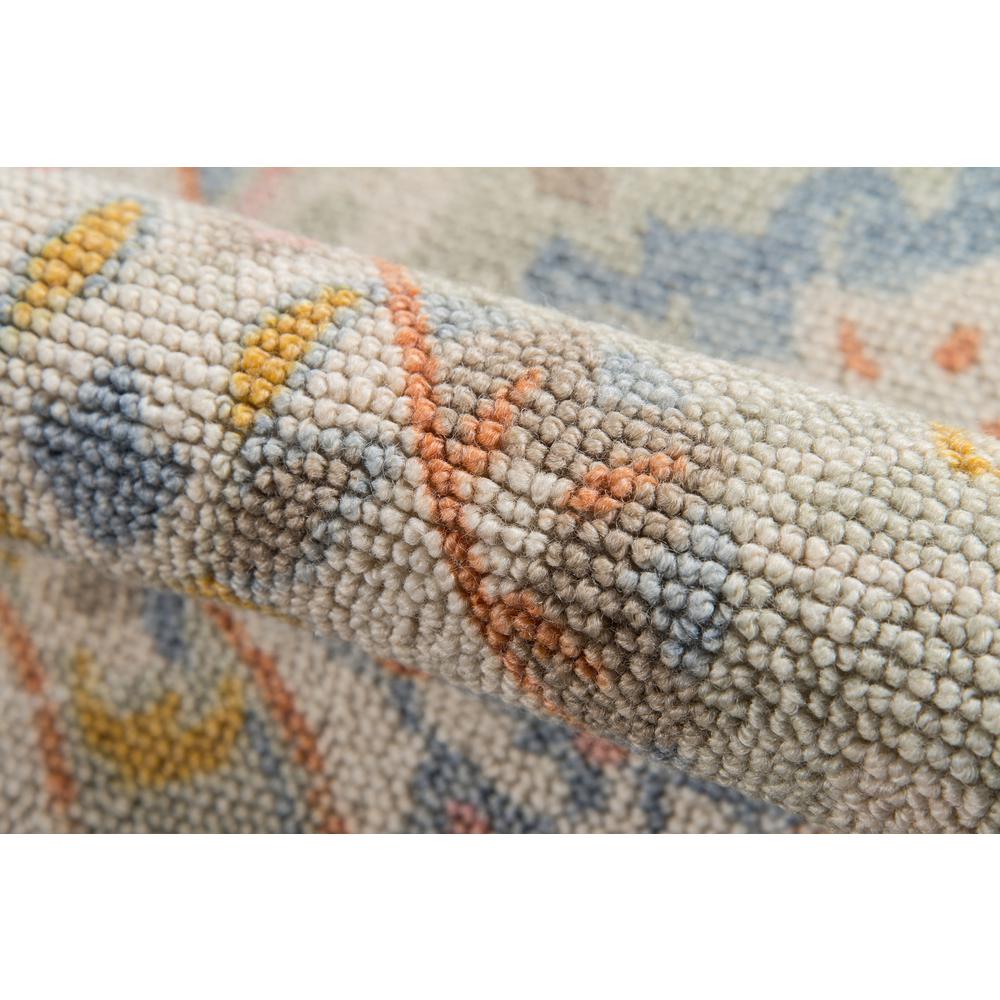 Traditional Rectangle Area Rug, Light Blue, 3'3" X 5'