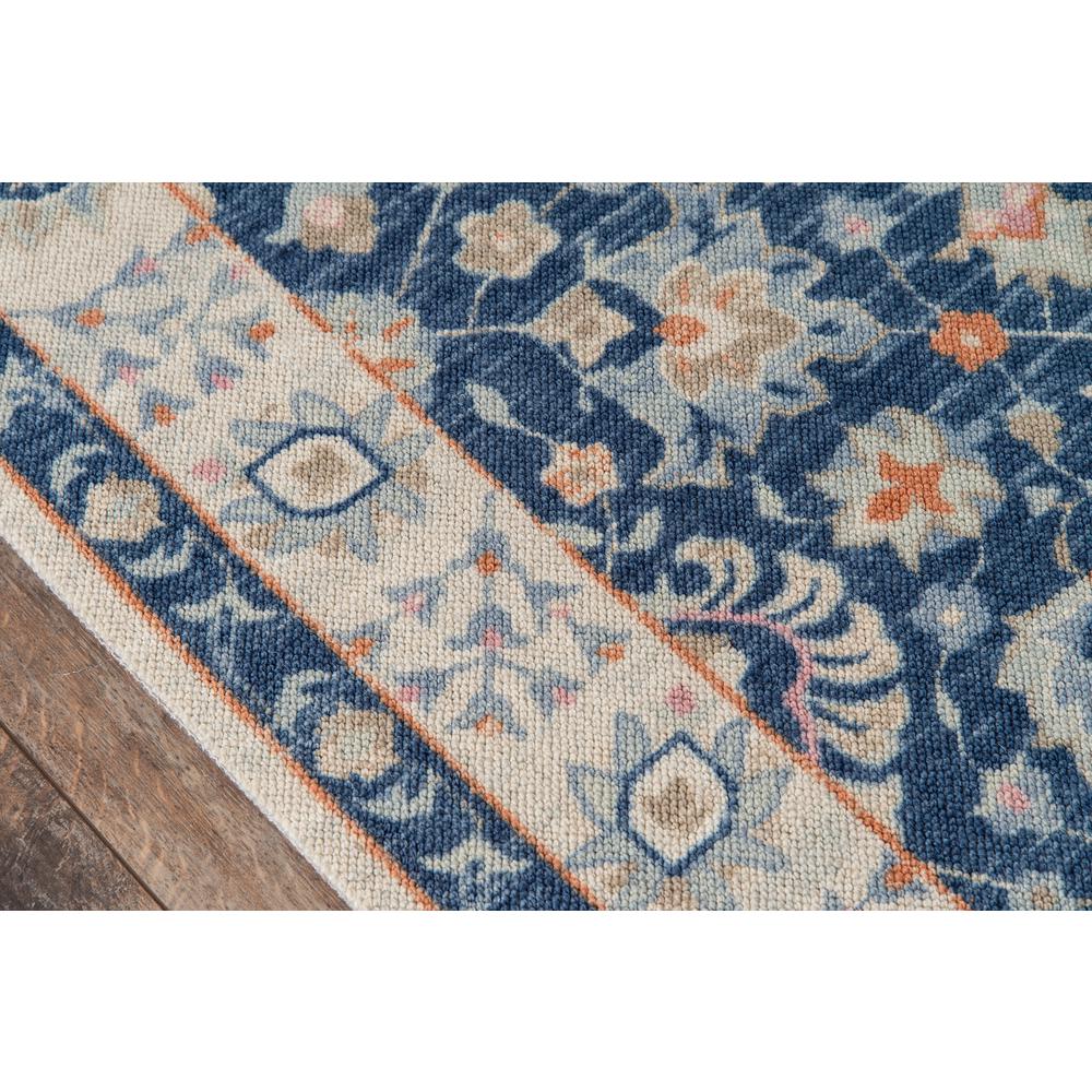 Traditional Rectangle Area Rug, Navy, 3'3" X 5'