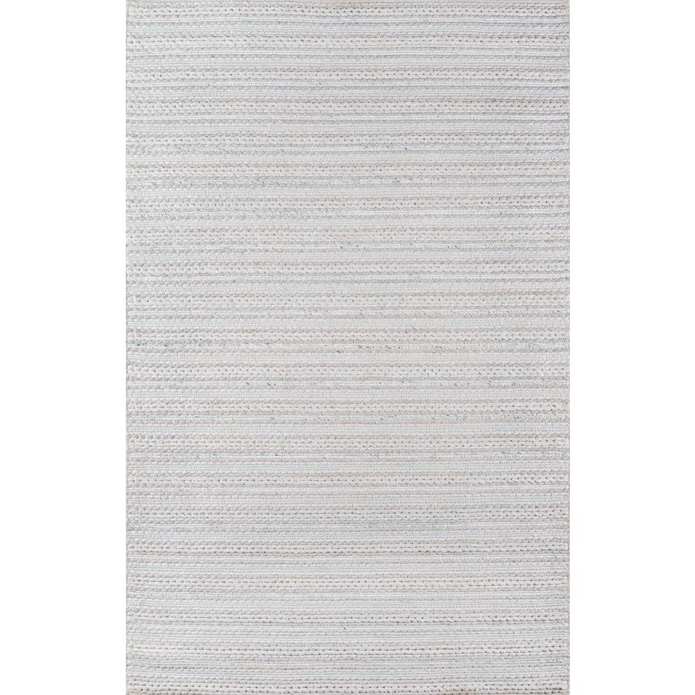 Contemporary Rectangle Area Rug, Light Grey, 3' X 5'