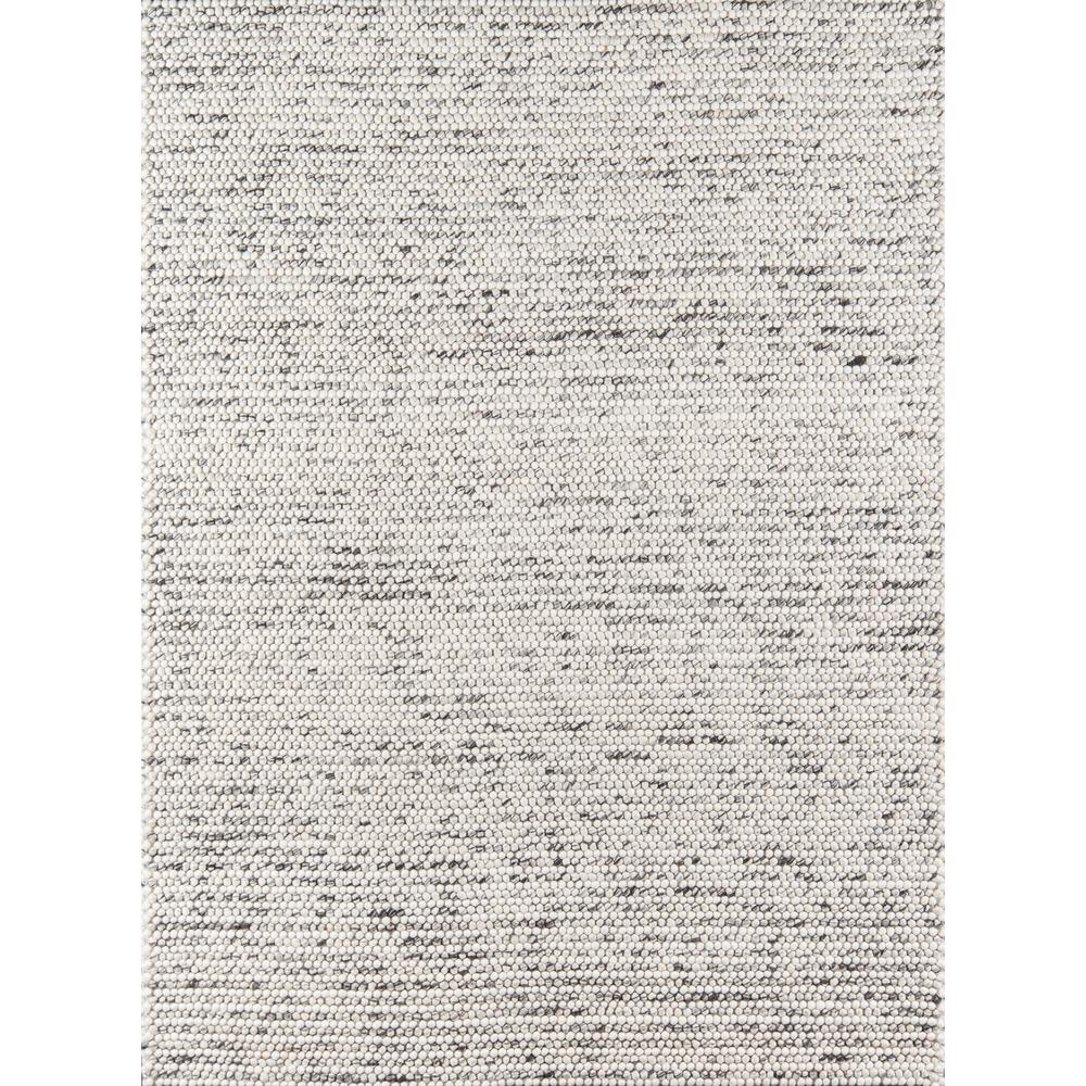 Contemporary Rectangle Area Rug, Ivory, 3' X 5'