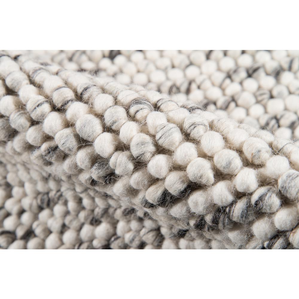 Contemporary Rectangle Area Rug, Ivory, 3' X 5'