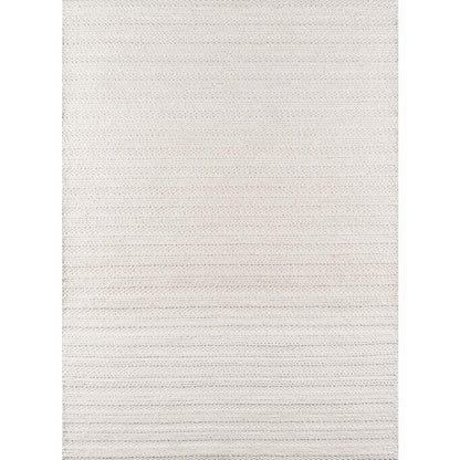 Contemporary Rectangle Area Rug, Ivory, 3' X 5'