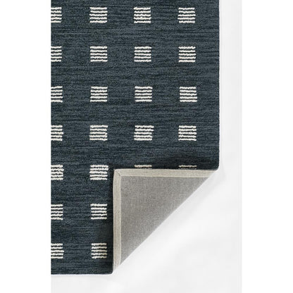 Contemporary Rectangle Area Rug, Blue, 3'6" X 5'6"