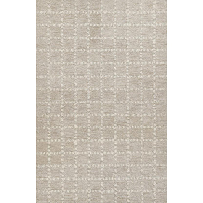 Contemporary Rectangle Area Rug, Beige, 3'6" X 5'6"