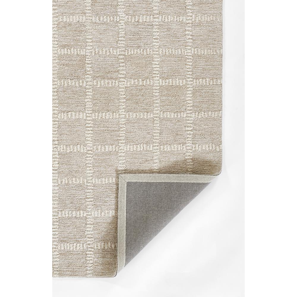 Contemporary Rectangle Area Rug, Beige, 3'6" X 5'6"